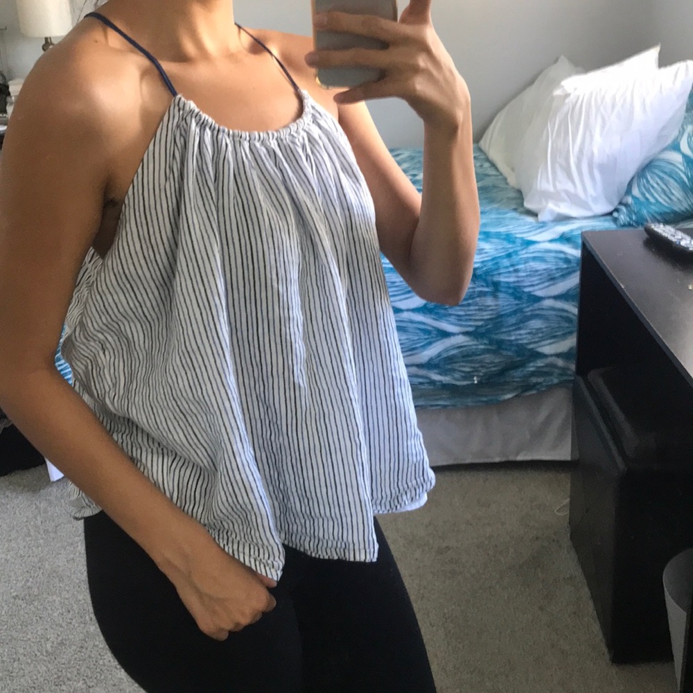 Striped Halter Top